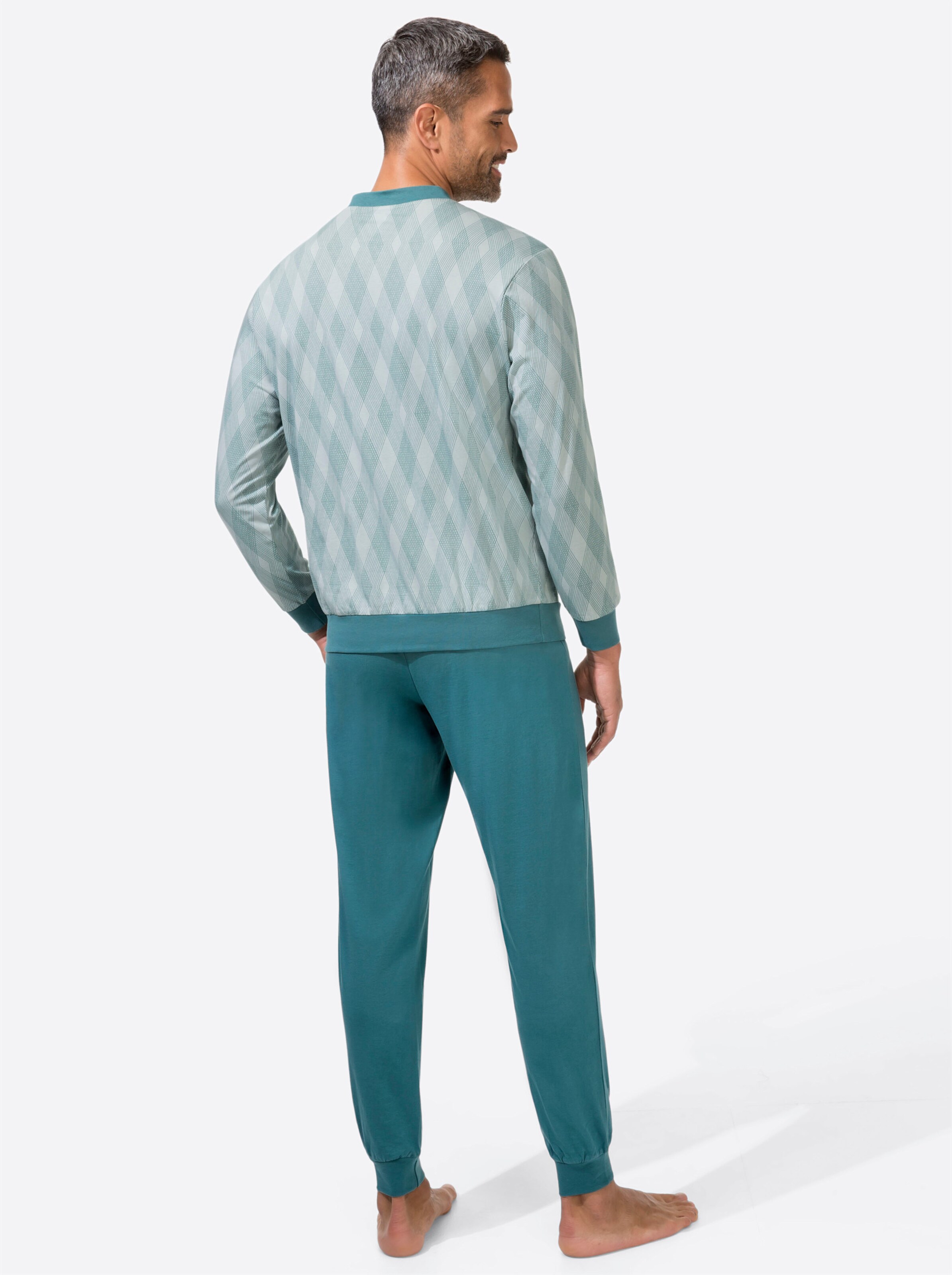 KINGsCLUB Schlafanzüge in mint + blau