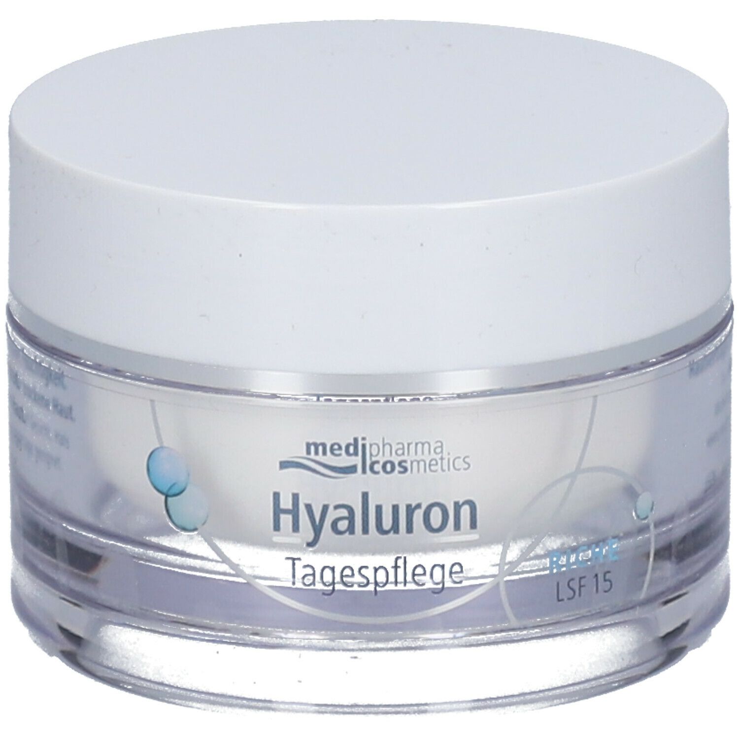 medipharma cosmetics Hyaluron Tagespflege riche mit LSF 15