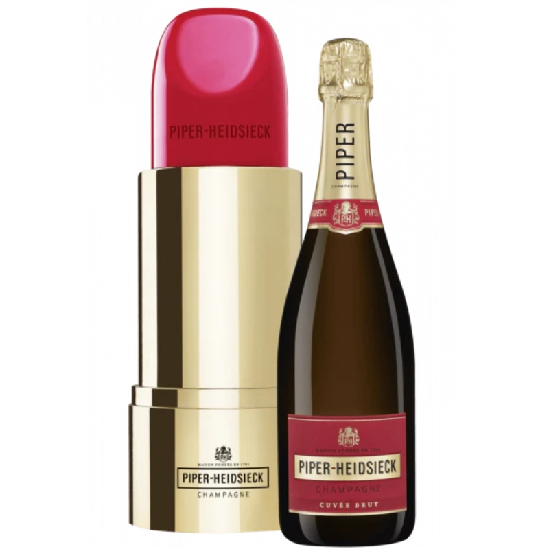Piper-Heidsieck Brut Lipstick Giftpack 750ml