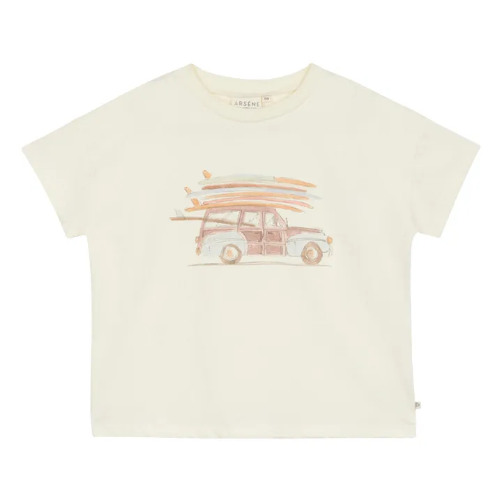 Arsène et Les Pipelettes T-Shirt Fellipe Coton Bio | Ecru