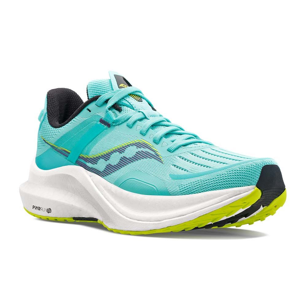 Saucony TEMPUS - Chaussures running Femme cool mint/acid