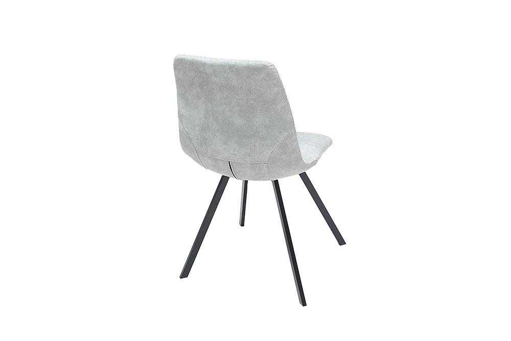 riess-ambiente Stuhl AMSTERDAM CHAIR - Retro stone grau Designklassiker pflegeleicht Esszimmer