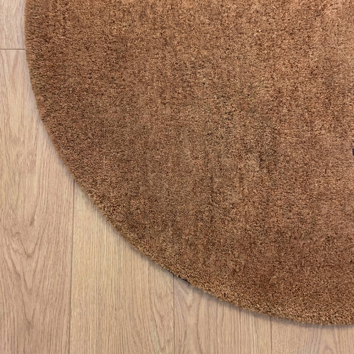 Rond wollen vloerkleed - Leone Taupe