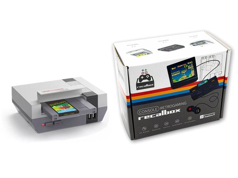 HutoPi Gaming Kit Raspberry Pi 4, 4 GB Retrogaming NES Set Retrogaming-Konsole auf Raspberry Pi 4 Basis