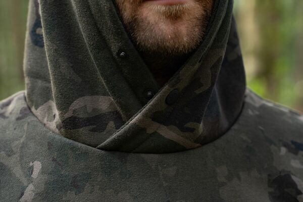 Sweat à capuche Nash ZT Wind Chill Camo pour la pêche