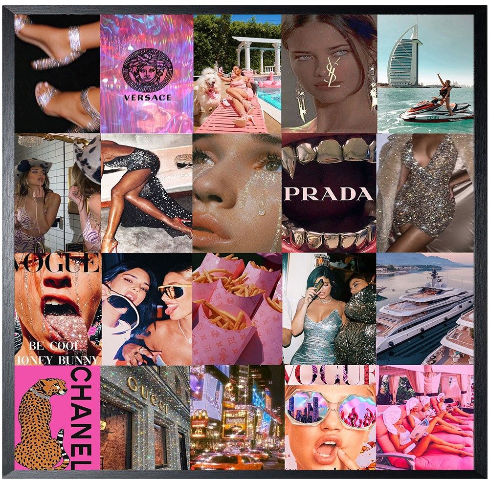 Art Print Fashion Party Collage COLL-04