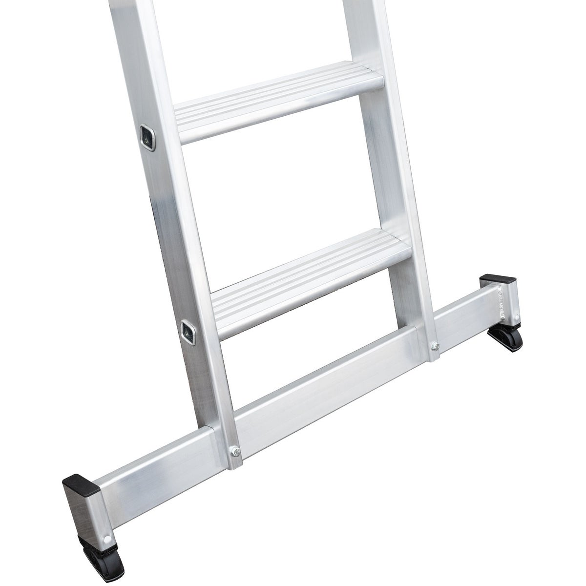 MUNK-trapladder met nivelleringsrail, 2-delig, 2x9 treden