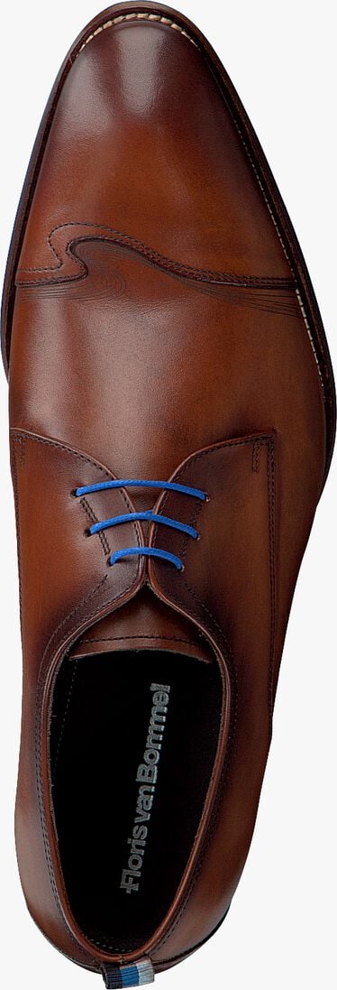 FLORIS VAN BOMMEL cognac floris van bommel nette schoenen sfm-30118