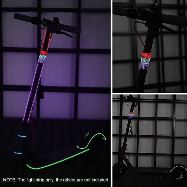 LED Scooter Light Strip Vandtætte biler Atmosfære 3 lystilstande