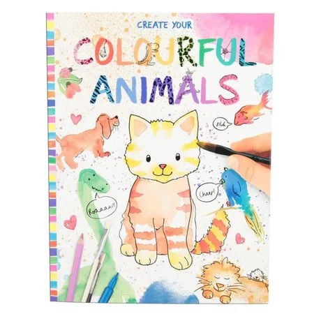 Depesche Malbuch Create your Colourful Animals