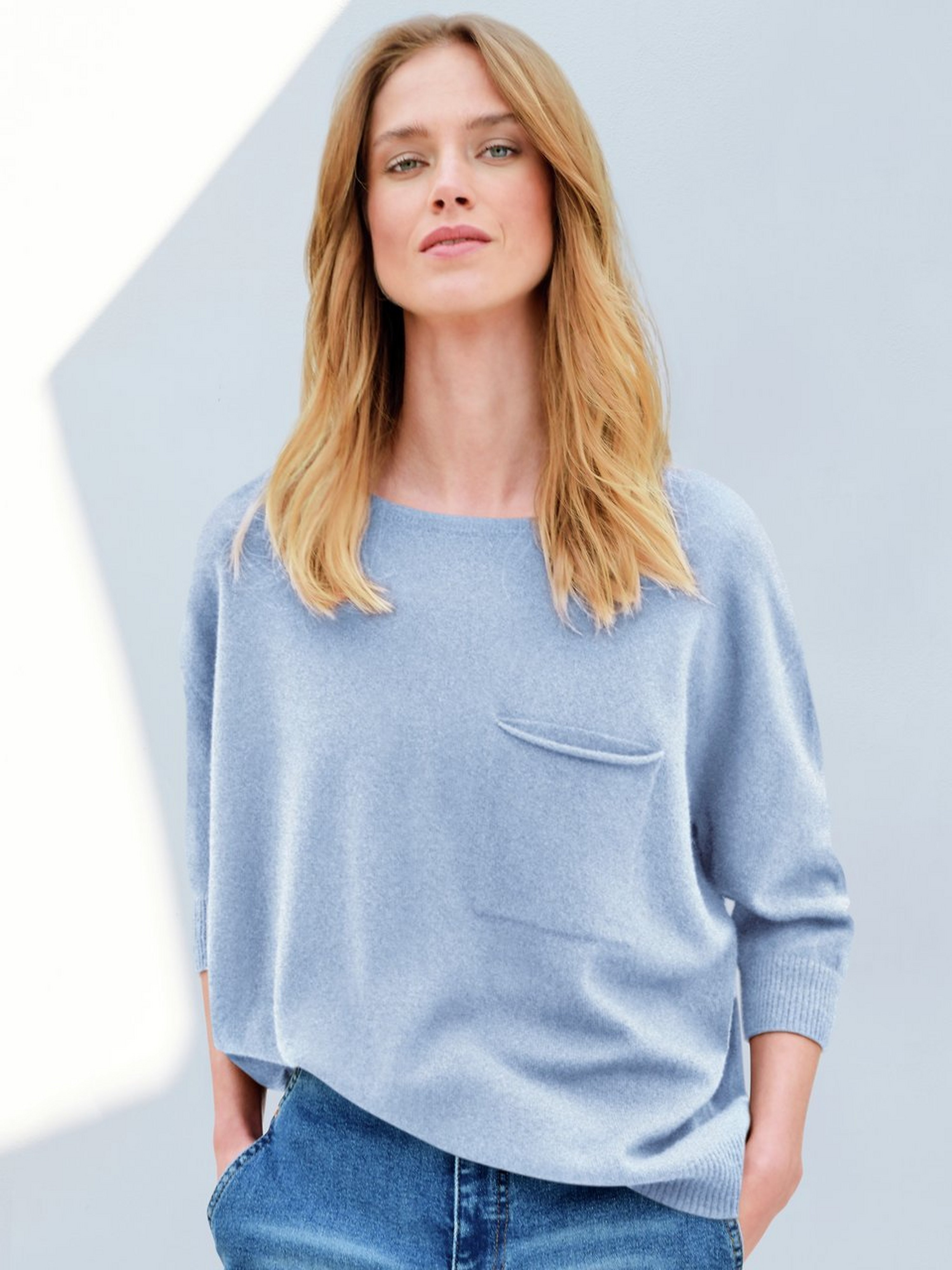 Pullover mit 3/4-Arm