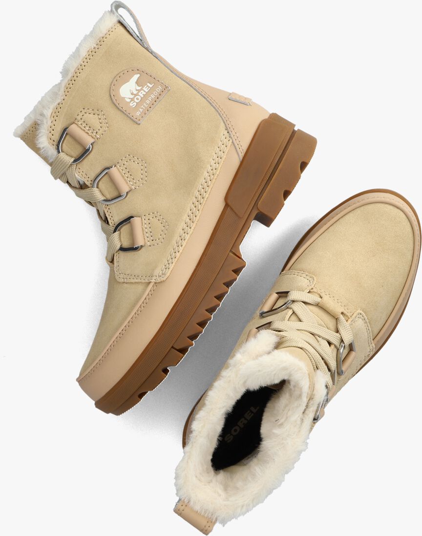 beige sorel veterboots torino ii  wp