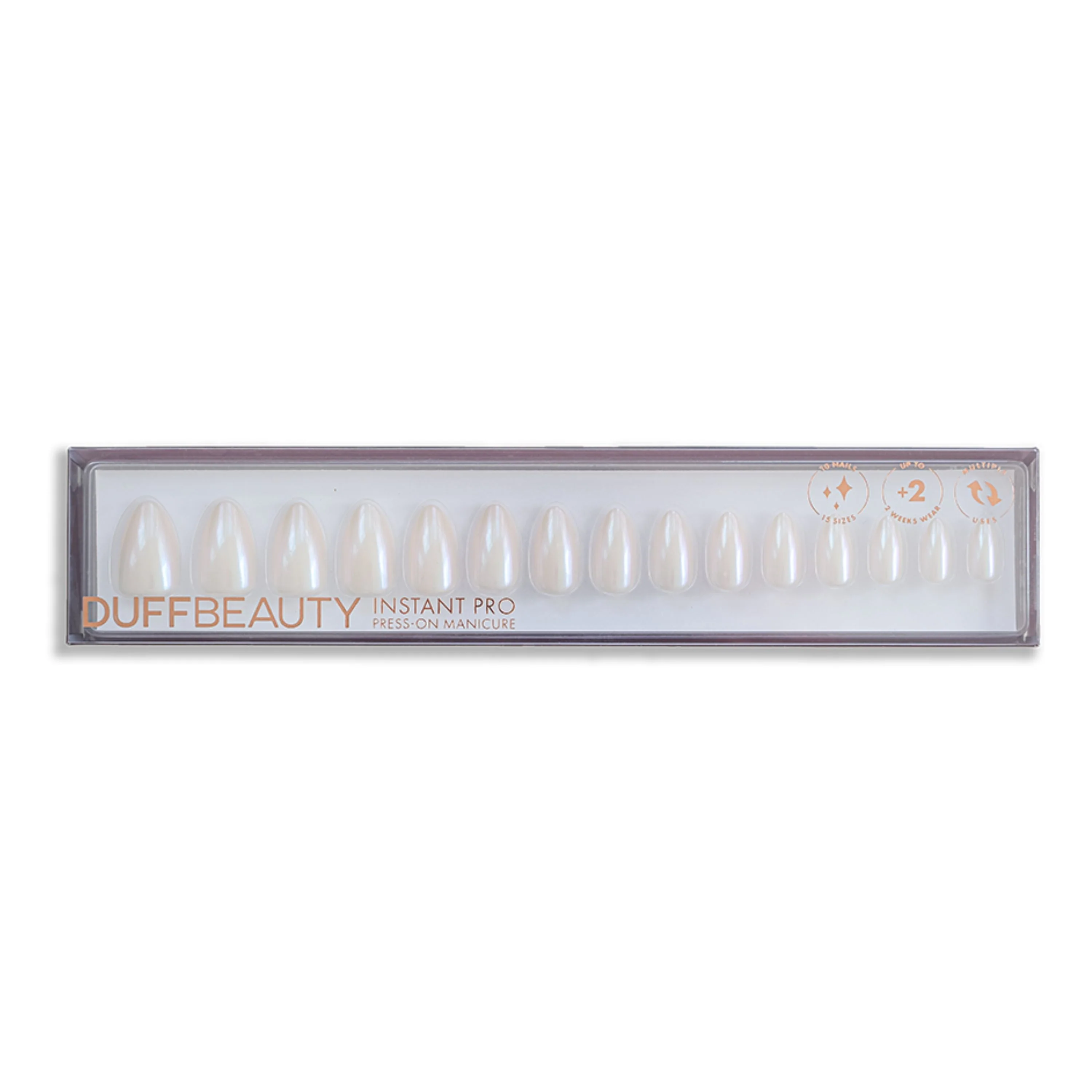 DUFFBEAUTY  Glazed Donut press on negle - Glazed Glimmer