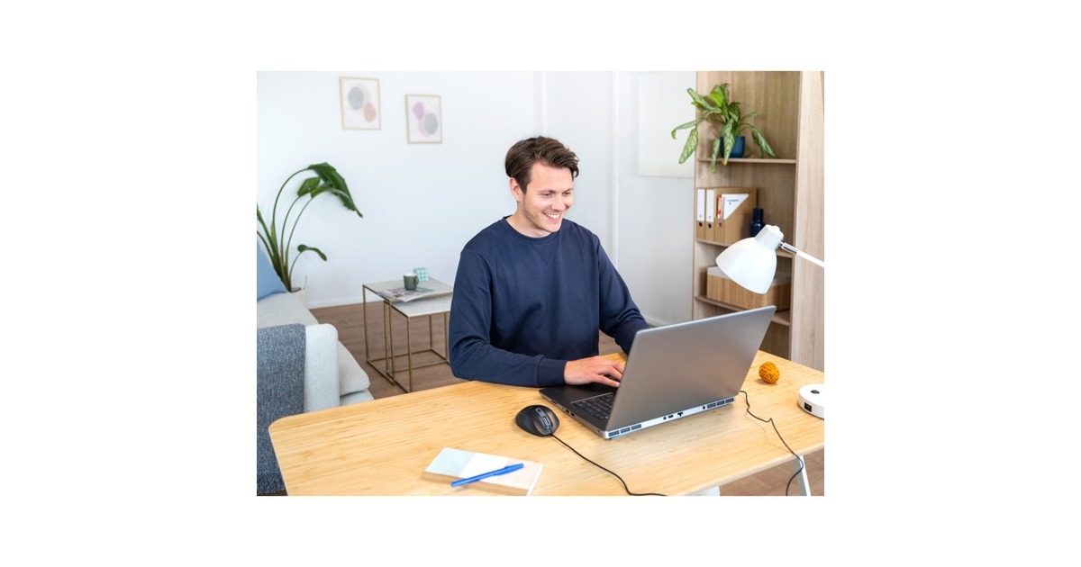 TrustFyda Bedrade muis  (Zwart/grijs, 600 - 5000 DPI)
