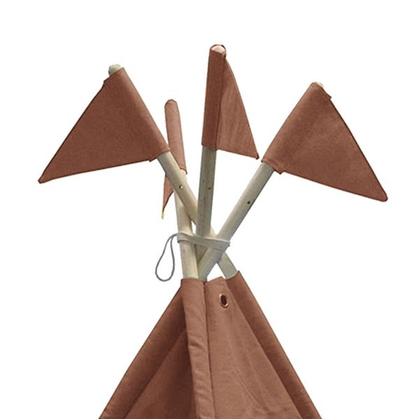 Overseas Canvas With Flags Tipi – Beige