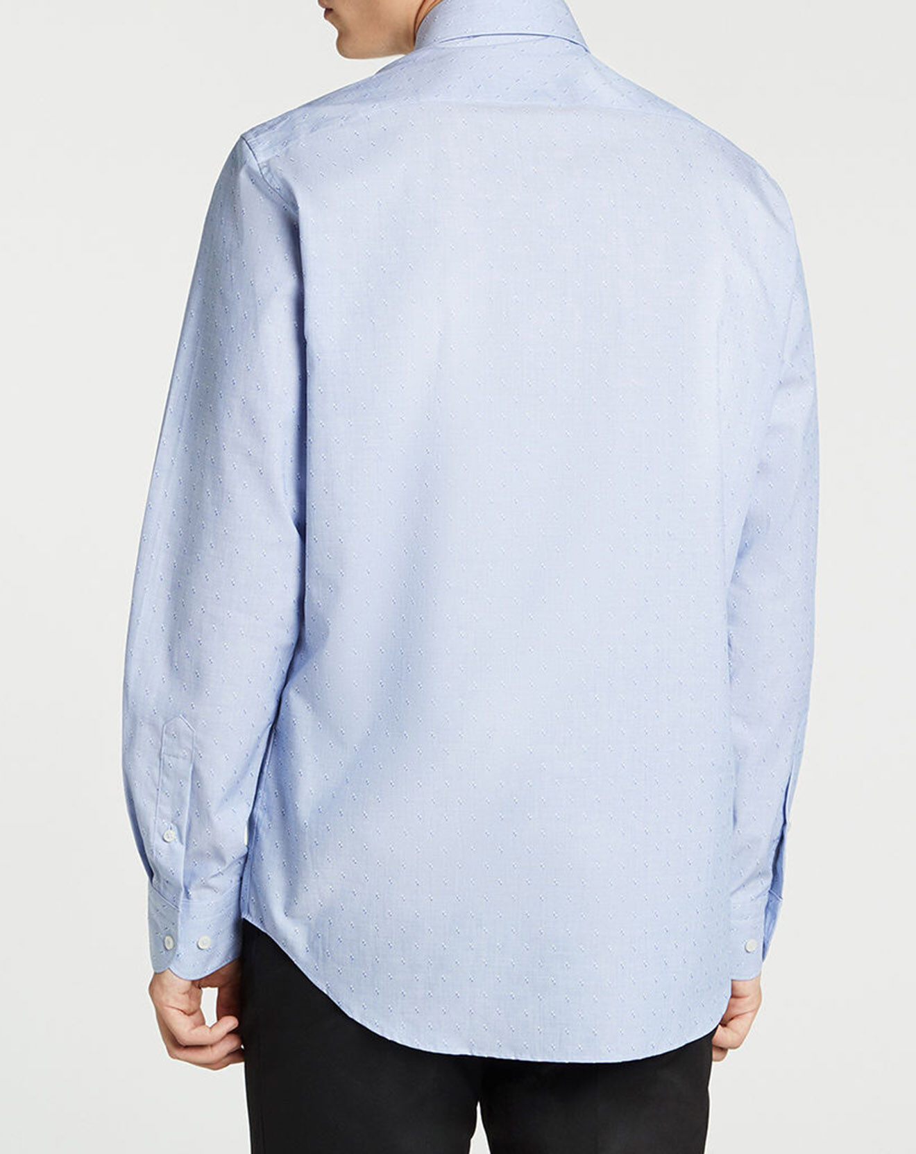 Tommy Hilfiger Chemise regular fit Dobby bleue
