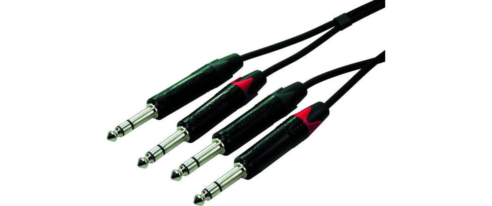 Audio-Kabel 6.3 mm Klinke - 6.3 mm Klinke 6 mAnschlusskabel