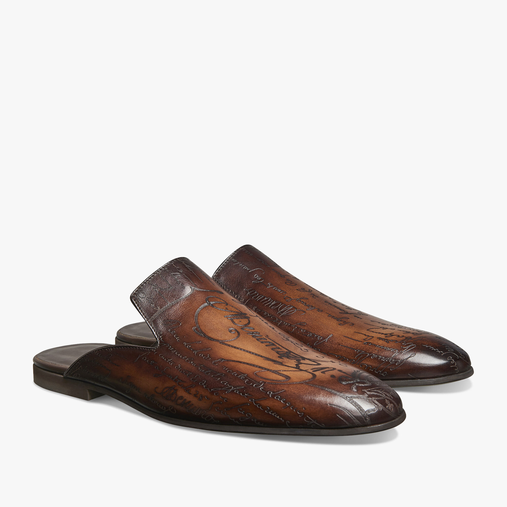 Mule Cyrus En Cuir Scritto