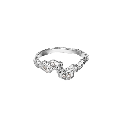 Maanesten Frida Ring, Sølv, Str. 55