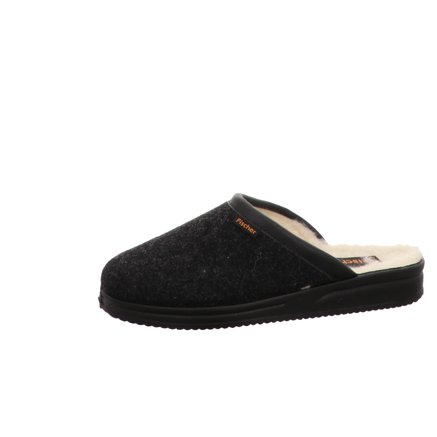 Fischer Pantoffel grau