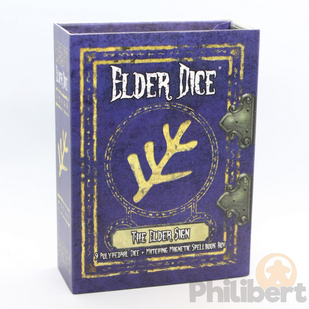 Set de 9 Dés JDR Elder Dice: Lovecraft Elder Sign (Blue Aether)