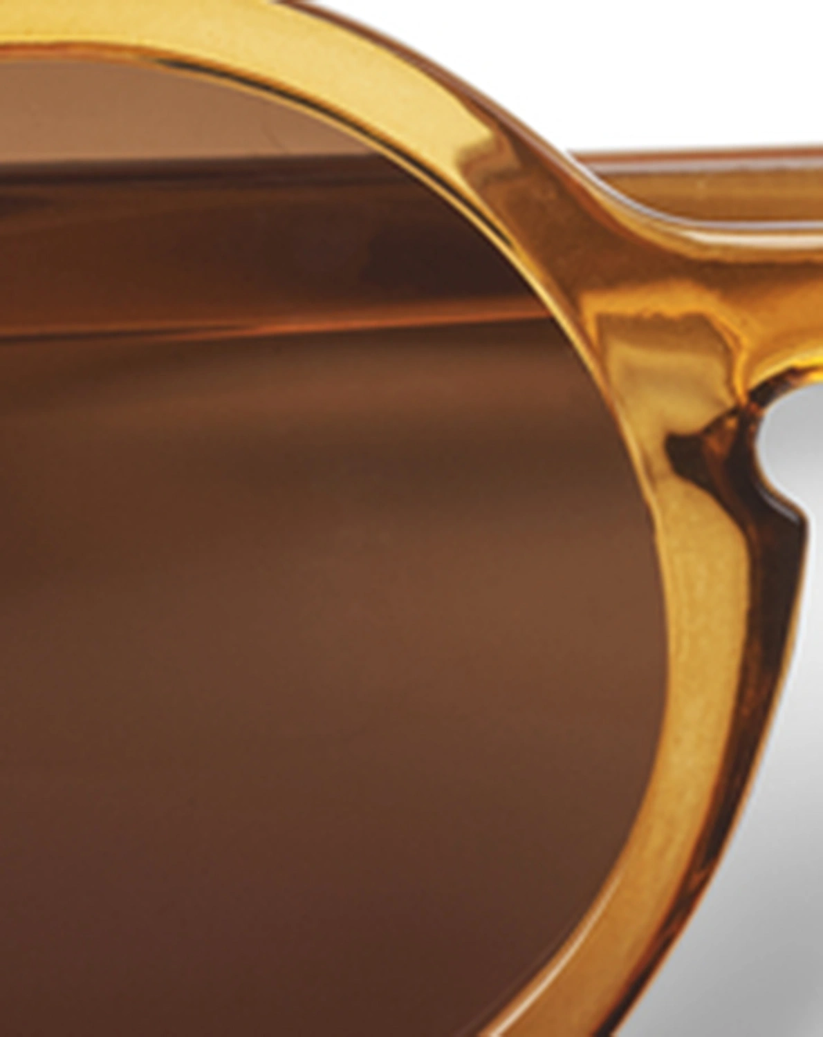 Sonnenbrille DARLA - TRANSPARENT in mustard