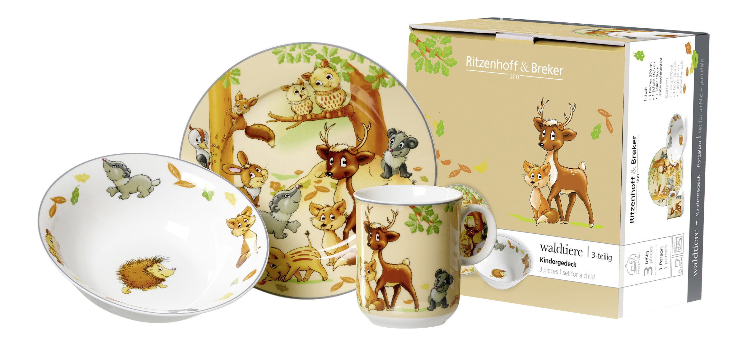 Kinderset WALDTIERE