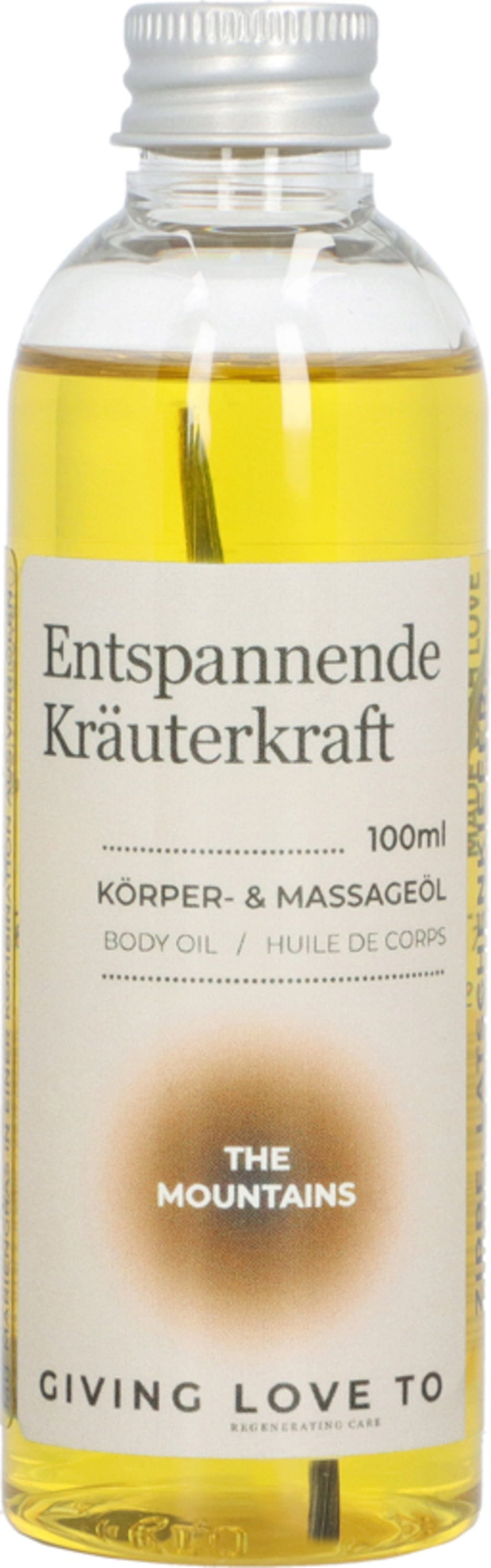 GIVING LOVE TO  Körper-& Massageöl 