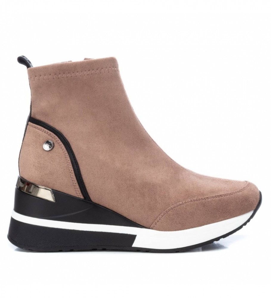 Botas de cano curto Xti Sports 140057 cor taupe
