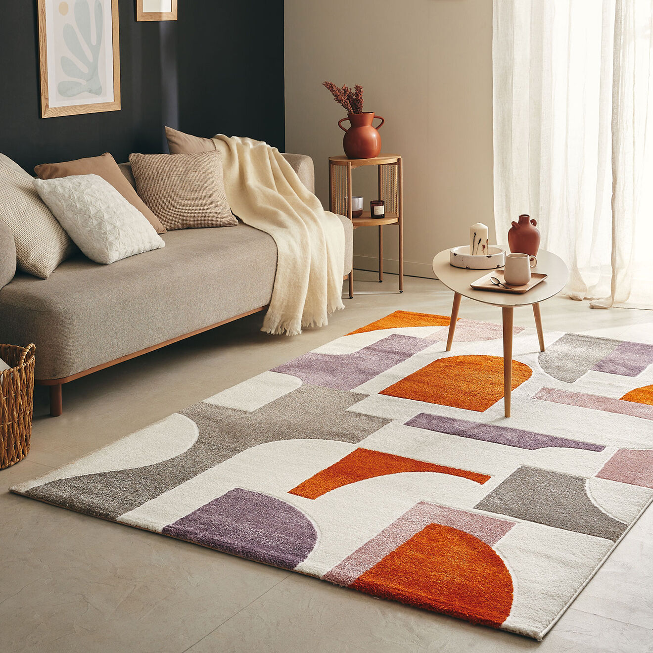 Nazar Rugs Tapis Memphis 564 multicolore - 160x230 cm