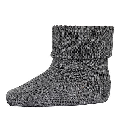 MP Strømper - Uld - Hilde Baby - Grey Melange