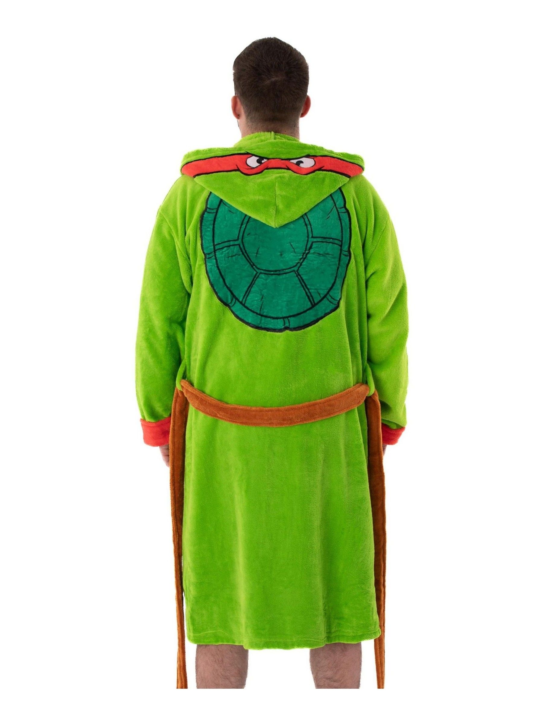 Groen met Ninja Turtles - Vanilla Underground kamerjas voor volwassenen