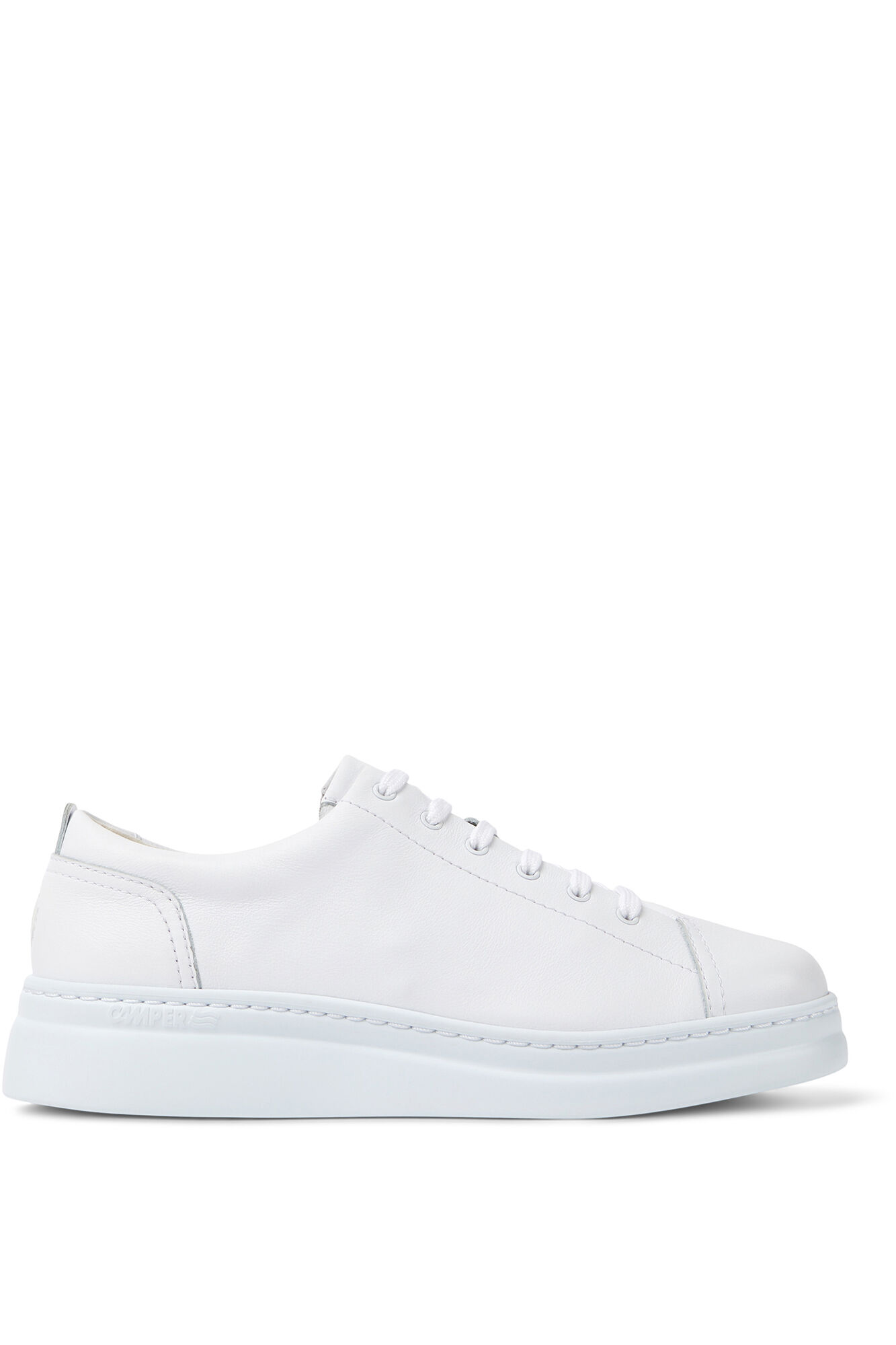 Tênis feminino bege de camurça. - branco