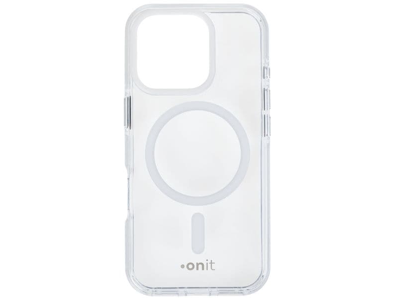 onit Back Cover Armorix iPhone 16 Pro Weiss transparent MagSafe-kompatible Schutzhülle, fallgeprüft nach MIL-STD-810H