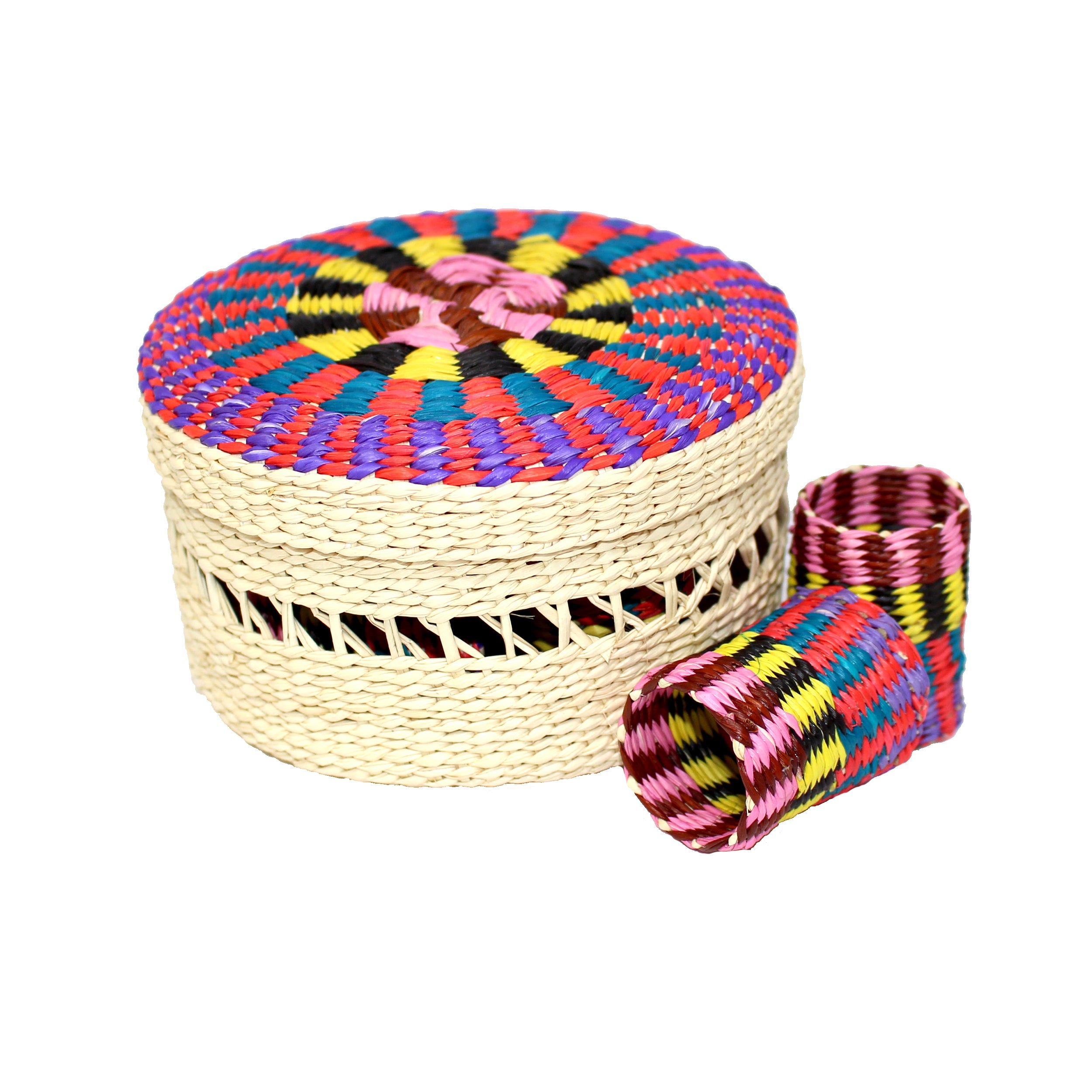 Rond de serviette en boîte