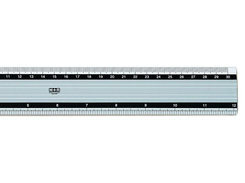 Zeichenlineal Aluminium