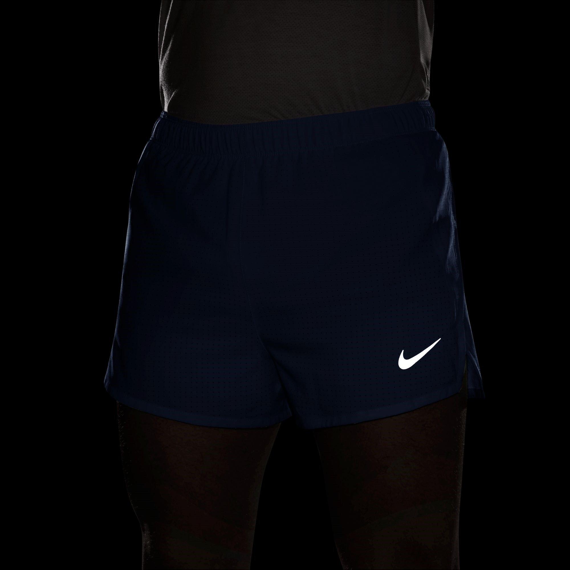 Nike Fast Mens Dri FIT 3 Brief Lined Running Shorts