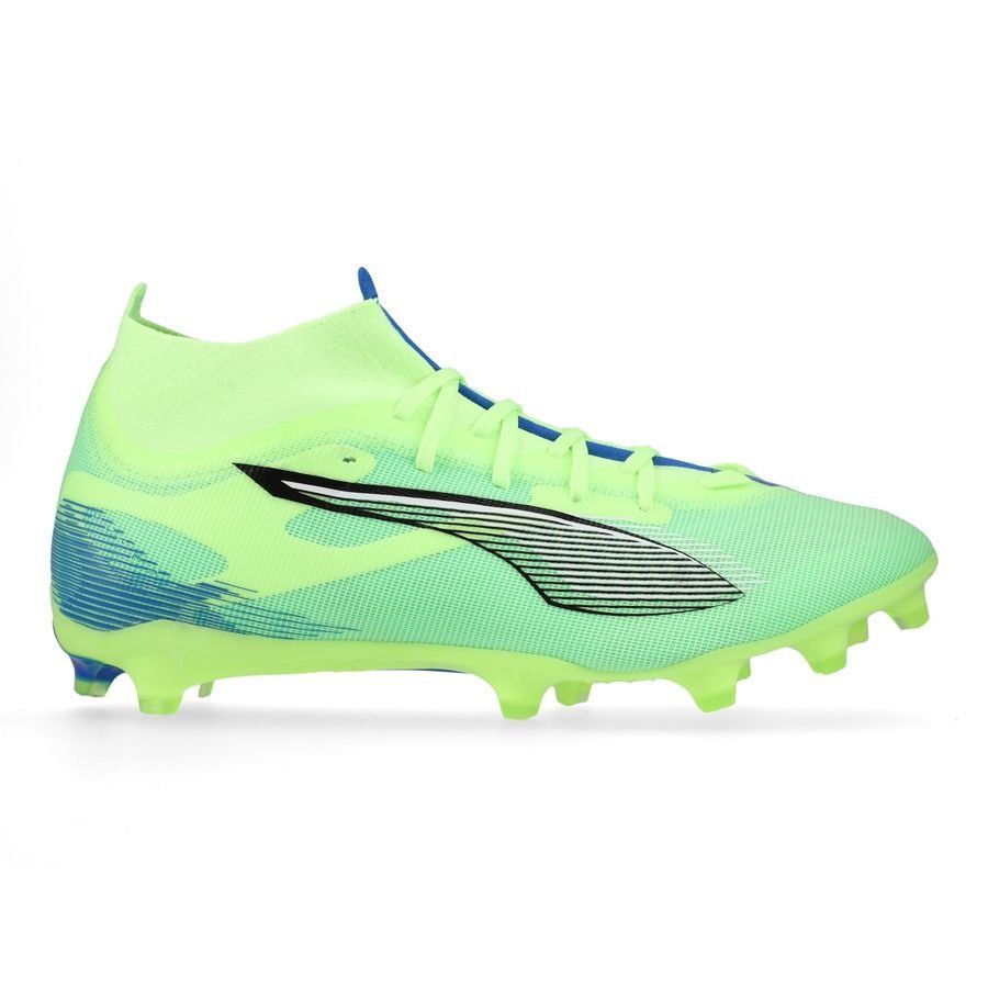 PUMA Ultra 5 Match   FG/AG Lights Out - Fizzy Apple/Blanc/Bleu