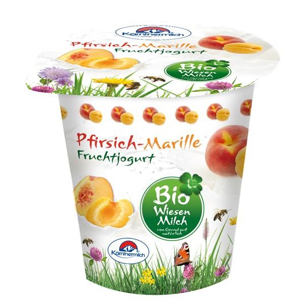 Iogurte Bio Pêssego Alperce Com Leite De Pastagem