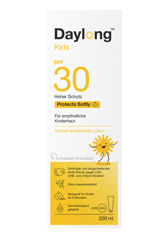 (200ml) Kids Lotion Kinder Sonnencreme LSF 30