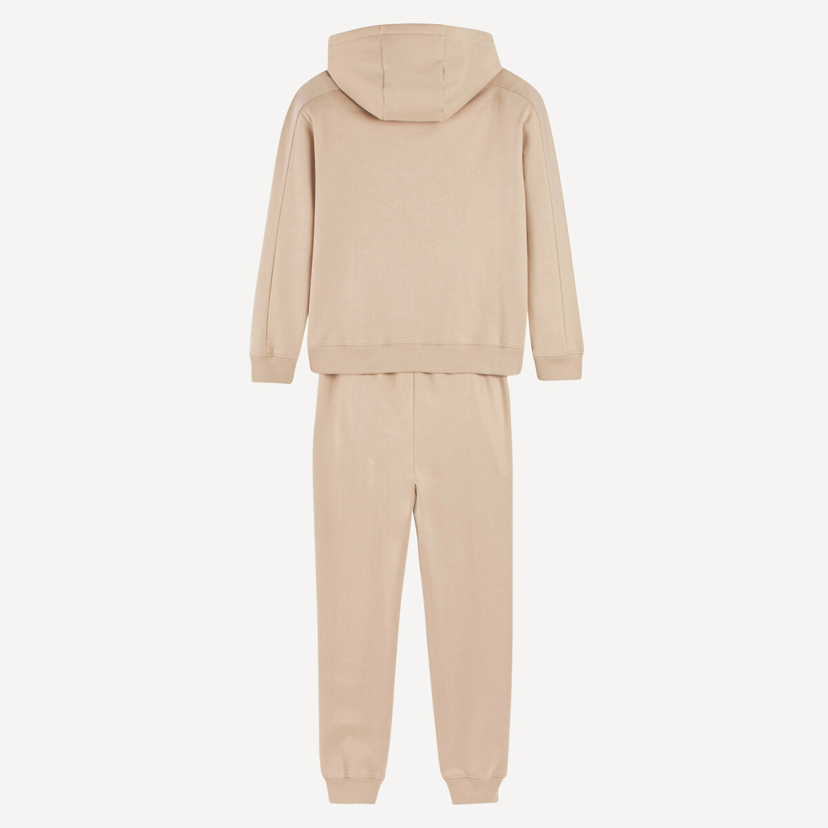 COLEÇÃO LA REDOUTE<br>Conjunto de 2 peças, moletom com capuz e calça de moletom fleece
