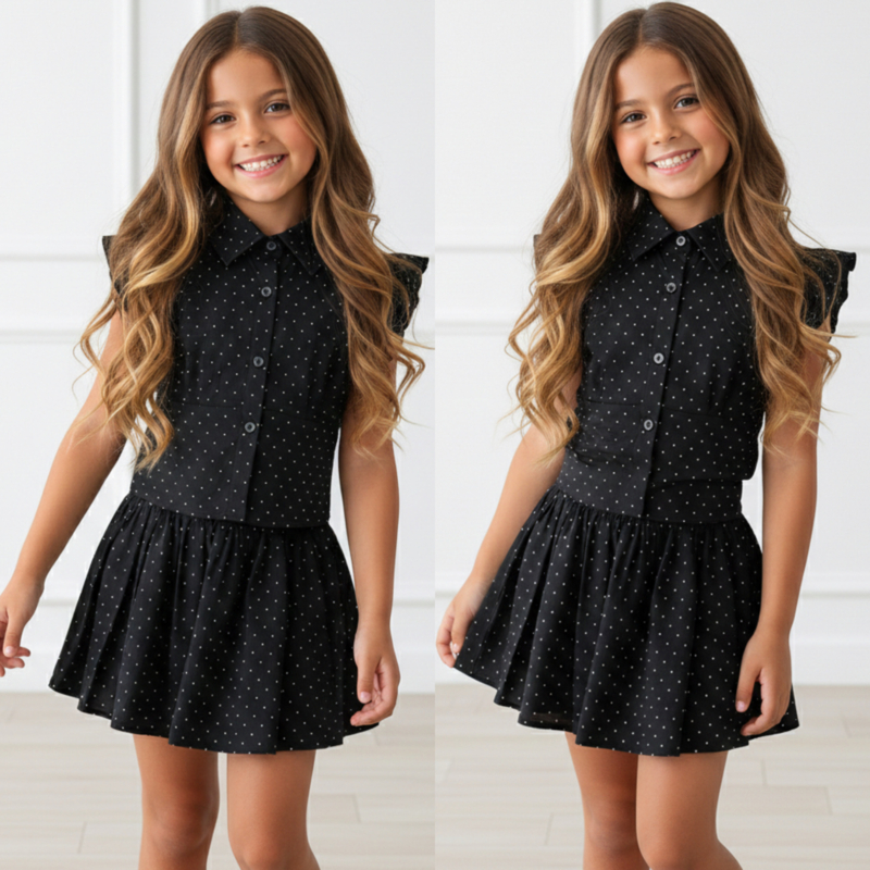 Summer glow set - zwart