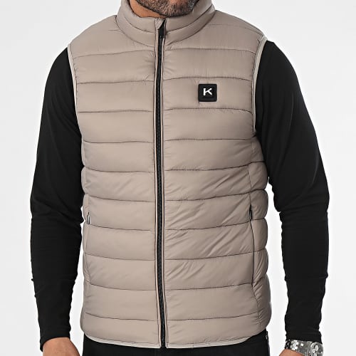 Doudoune Sans Manches Chauffante Gris