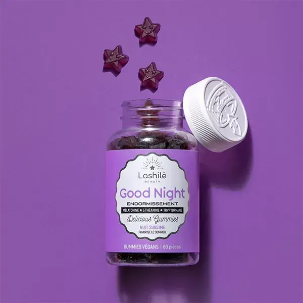 Lashilé Beauty Good Night Nuit Sublime Sans Sucres 60 gummies