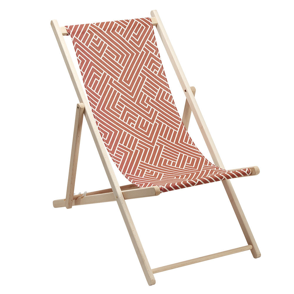 Chilienne Manarola en bois et tissu imprimé Manarola