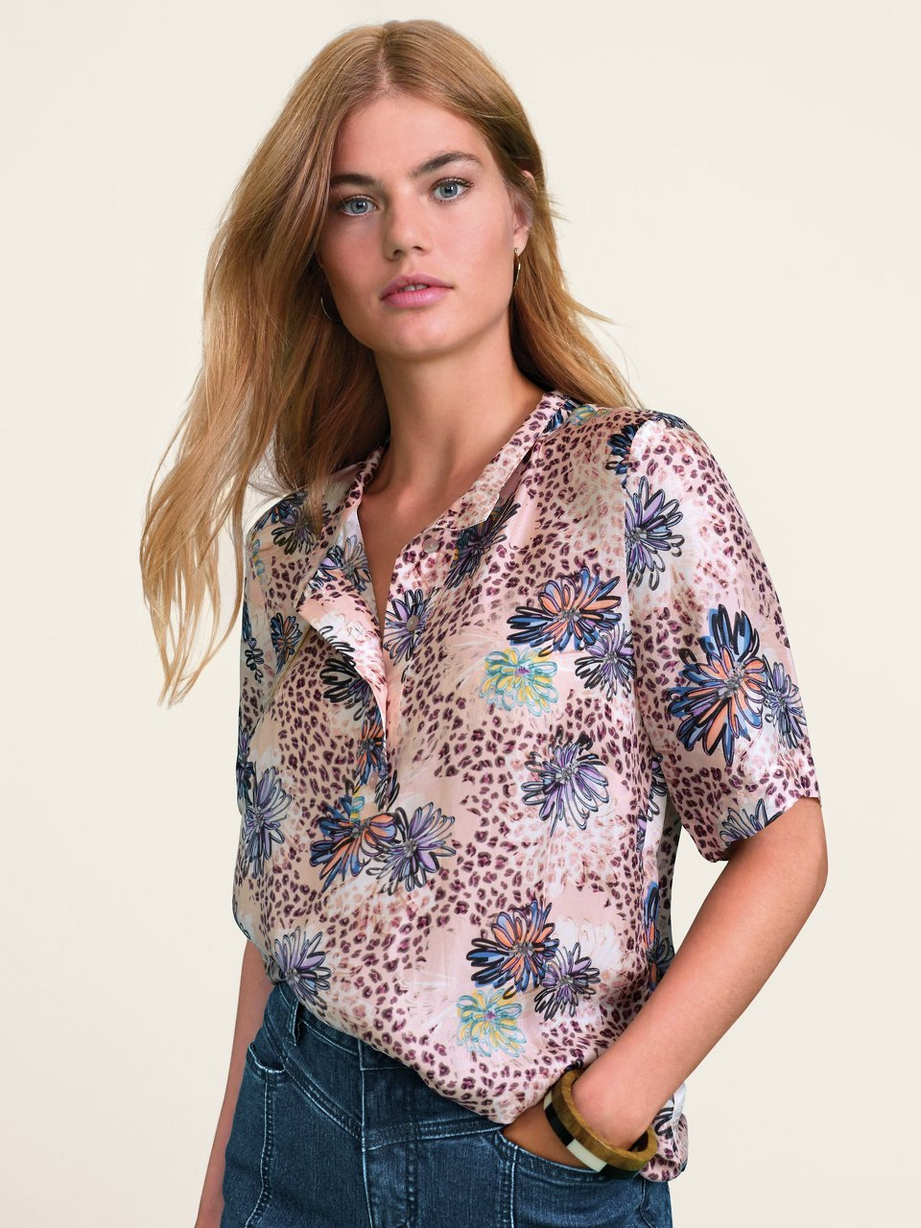 Bluse mit 1/2-Arm