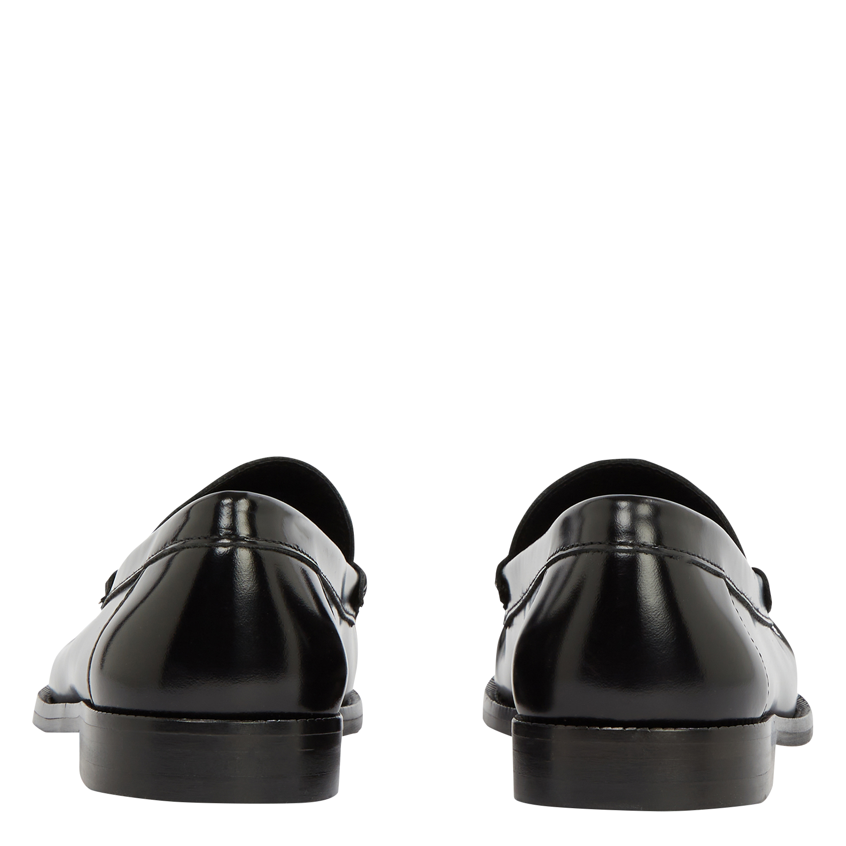 Mocassins en cuir vernis | Noir
