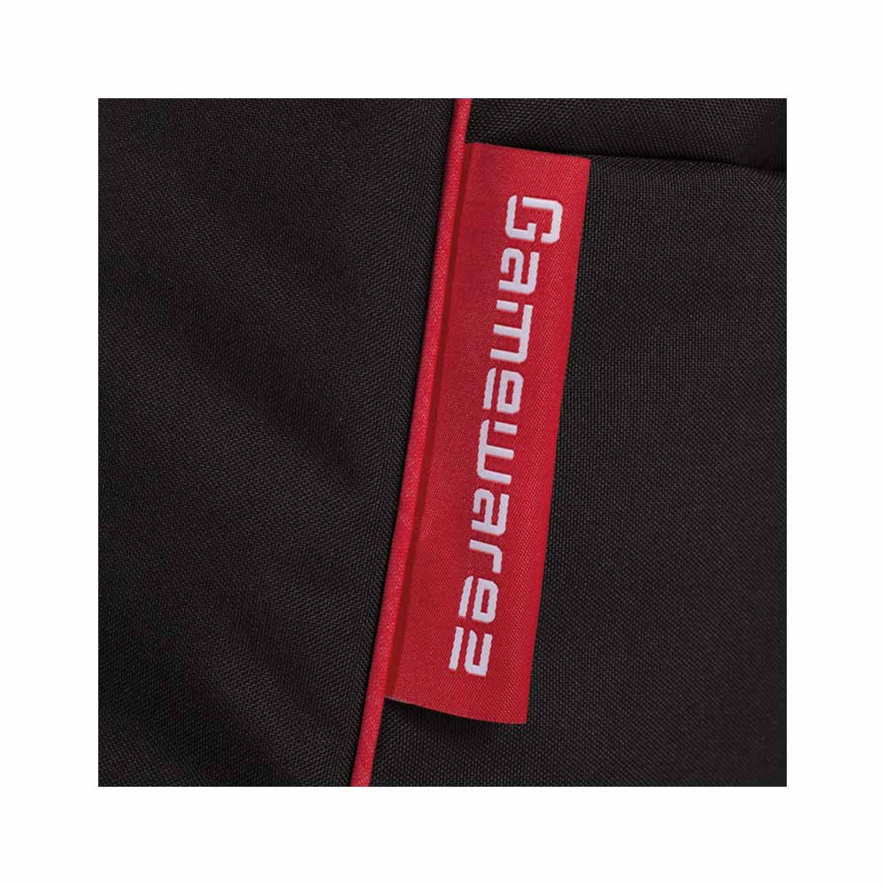 Gaming Sitzsack Classic - Fabric Crimson Thunder (Schwarz/Rot)