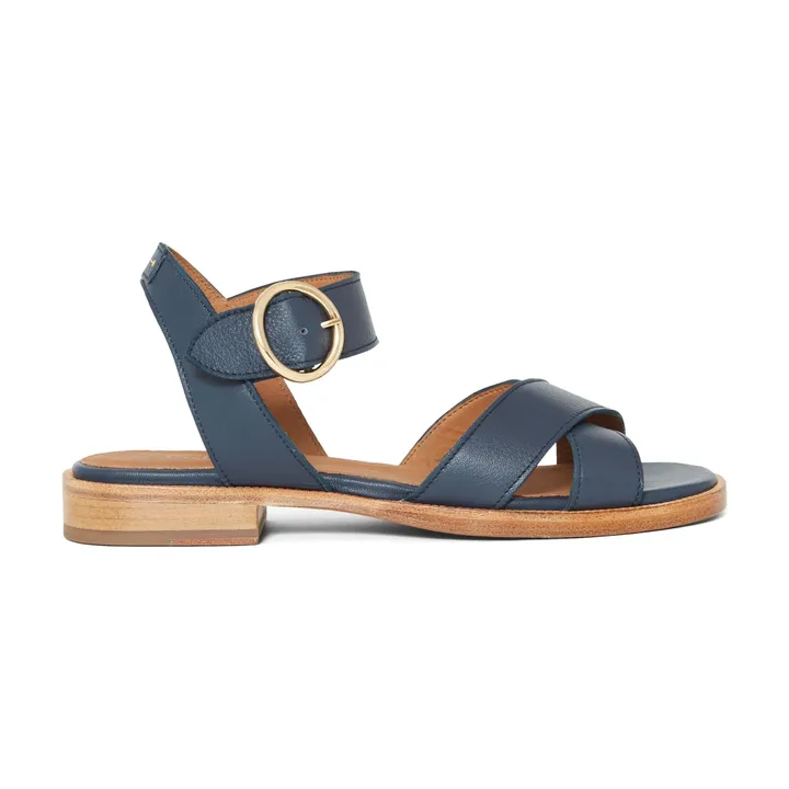 Anthology Paris Sandales Reims Cuir | Bleu marine