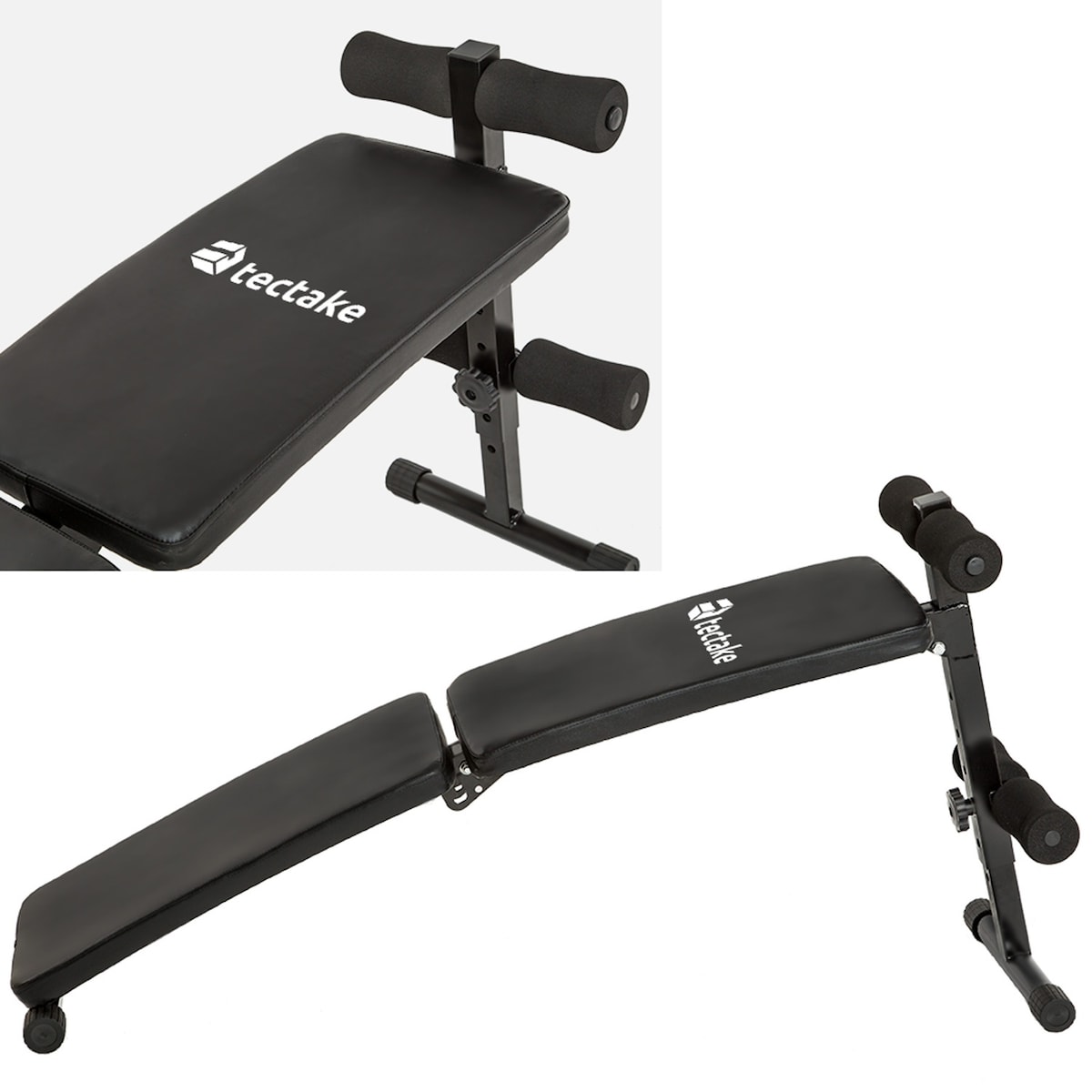 Sit-up treningsbenk modell 2 - svart